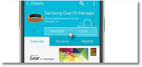 Samsung Gear Fit Manager