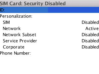 sim lock disabled