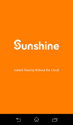 Sunshine para enviar ficheiro grande a partir de iphone