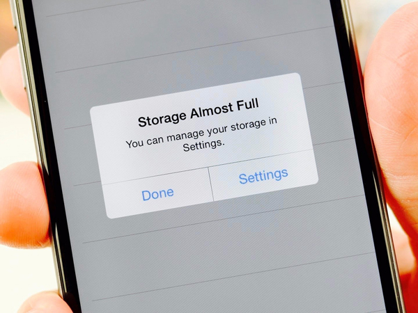 Quick Fix 'Wenig Speicherplatz zum Wiederherstellen des iPhone Backup'