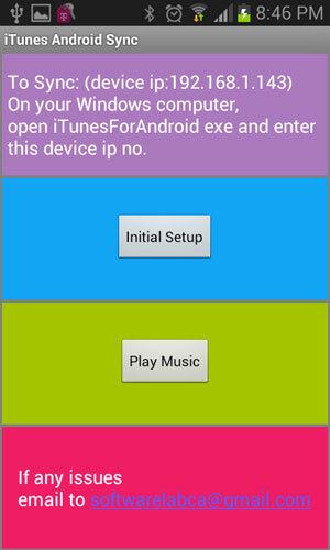 riprodurre iTunes su android-Sync iTunes with Android