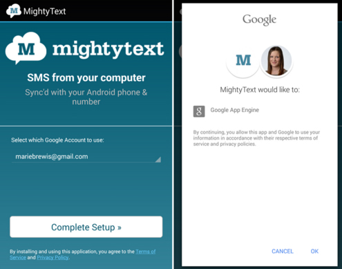 Mightytext Aplicación Para Mac No Funciona