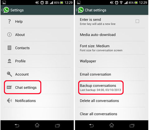 transferir mensagens do whatsapp via backup local