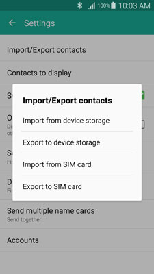 Kontakte von Samsung zu Samsung übertragen - Bild für Schritt 8
