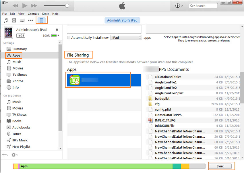 Übertragen von Dateien vom PC auf das iPhone mit iTunes 