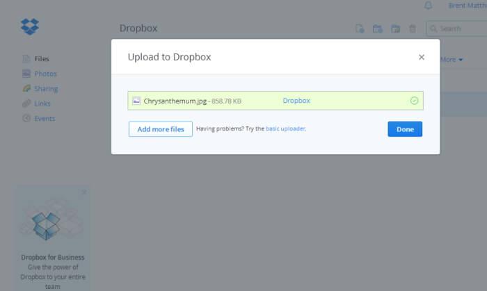  Usa Dropbox para Transferir Fotos desde el Ordenador al iPad