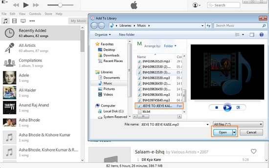 Musik mit iTunes vom Windows Media Player auf den iPod übertragen