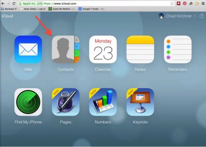 Two Ways to Backup iCloud Contacts