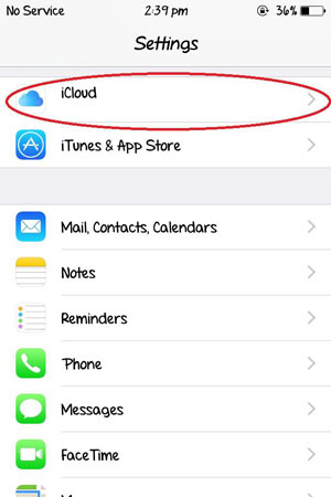 tap to save documents in iCloud on iOS
