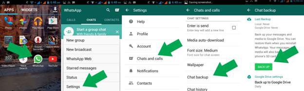 save whatsapp messages