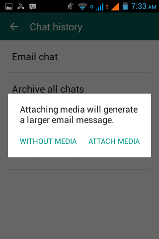 WhatsApp Nachrichten speichern