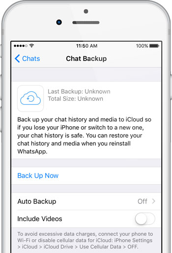 restore whatsapp backup from icloud on android