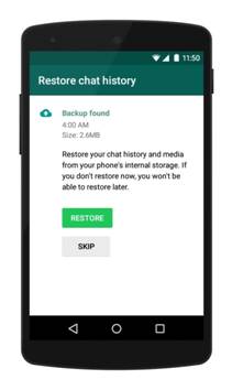 recuperar mensagaens do whatsapp a partir do seu backup automatico